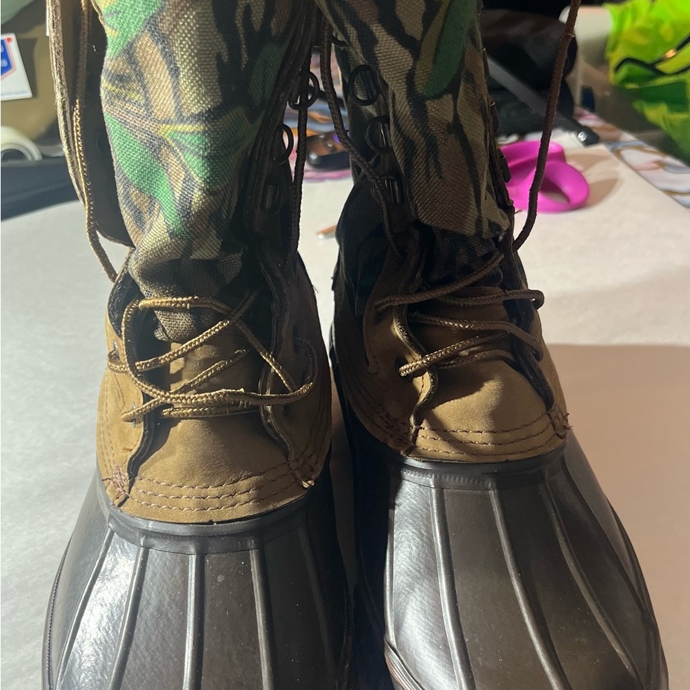 Lacrosse snow weather boots men camo sz 8 thinsulate hunting camping outdoor - Picture 9 of 16